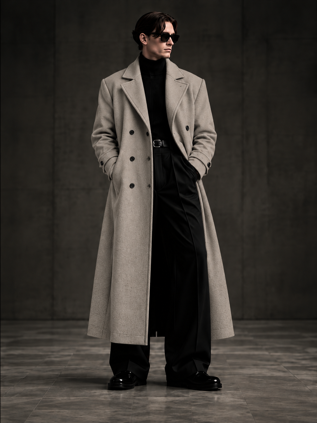 COAT 001 Stone — front